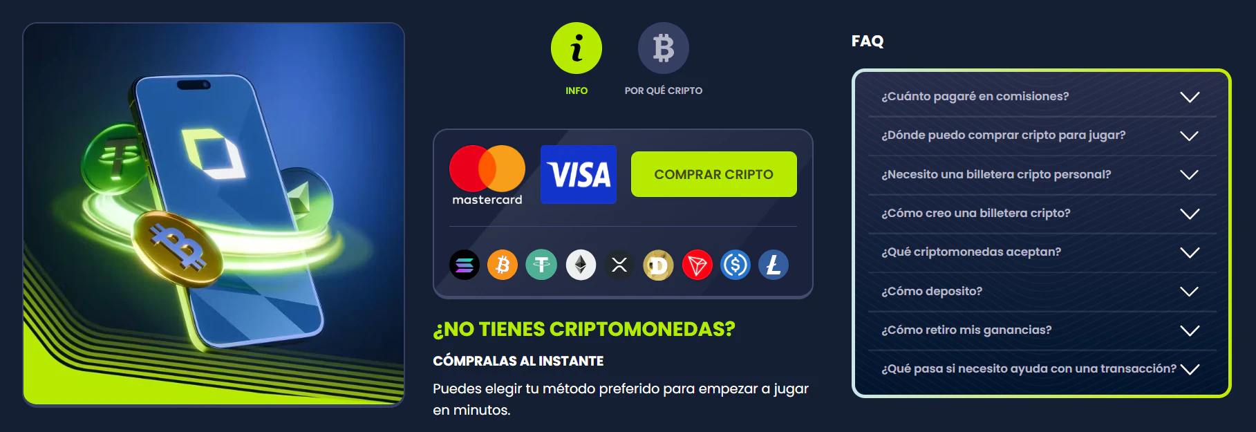 Métodos de pago en Epicbet